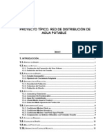 Proyecto Típico Red de Distribucion de Agua Potable