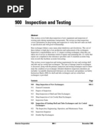 CHEVRON Inspection and Testing Heat Exchanger