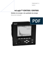 Medidor Schneider Ion7550 Ion7650 Manual