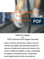 Consumo de Oxigênio No Exercício