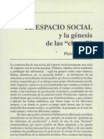 BOURDIEU Espacio Social y La Genesis de Las Clases