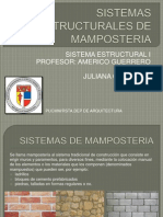 Sistemas Estructurales de Mamposteria