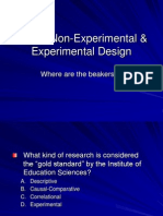 Day 6: Non-Experimental & Experimental Design: Where Are The Beakers??