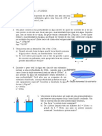 Lista - 1 - Fluidos PDF