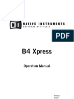 B4 Xpress Manual English