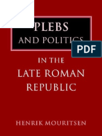 Henrik Mouritsen-Plebs and Politics in The Late Roman Republic-Cambridge University Press (2001)