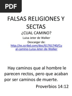 Falsas Religiones y Sectas