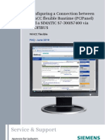 Configuring A Connection Between WinCC Flexible Runtime and A SIMATIC PLC Via Profibus