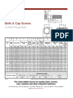 12 Point Flange Screws