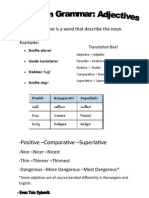 Norwegian Grammar Adjectives