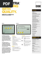 Dse 703 & Dse 4110 Auto Start Control Modules