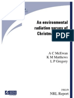 New Zealand Radiological Survey Christmas Island