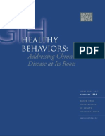 Healthy Behaviors Issue Brief