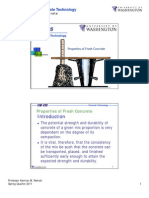 Properties of Fresh Concrete Concrete