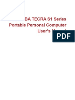 Toshiba Tecra S1 User's Manual