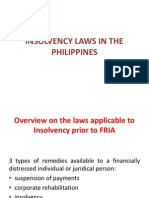 New Insolvency Law (FRIA)