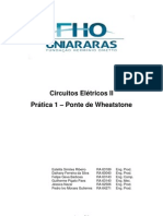 Prática 1 - Ponte de Wheatstone