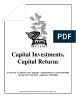 Capital Investments, Capital Returns