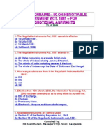 Questionnaire On Ni Act - Hrs