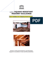 Earthquake Resistant Masonary Buildings