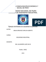 Ejemplo de Modelo de Causalidad de Perdidas