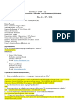 Questionário para Candidato A REMER-RIO - Educador Social - Oficineiros e Professores - para Preencher