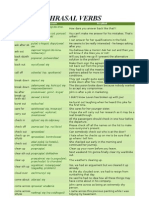 Phrasal Verbs - Lista