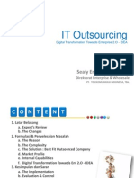 IT Outsourcing - Digital Transformation Towards Ent 2O