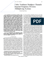 Estimation of Cubic Nonlinear Bandpass Channels in Orthogonal Frequency-Division Multiplexing Systems