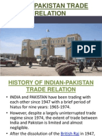 History of Indian-Pakistan Trade Relation