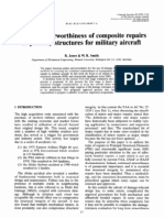 Continued Airworthiness of Composite Repairs To Primary Structures For Military Aircraft