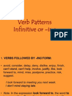 Verb Patterns