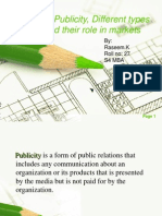 Methods of Publicity, Different Types Publicity and Their Role in Markets