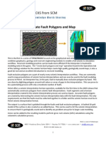 SCM Create Fault Polygons and Map Petrel 2010