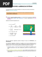 Expresiones Algebraicas Enteras