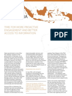 Indonesia: Time For More Proactive Engagement and Better Access To Information