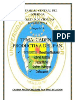 Cadena Productiva Del Pan en El Ecuador