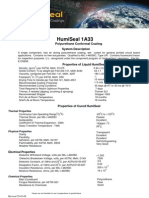 Humiseal 1A33 Conformal Coating English Tds