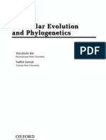 Molecular Evolution and Phylogenetics - Nei and Kumar