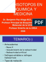 Radioisotopos en Bioquimica y Medicina