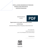 Egzystencjalna Teoria Umysłu (EToM) - Praca Magisterska, Michał Kosakowski