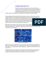 Explaining The Working Principle of Photovoltaic Cells