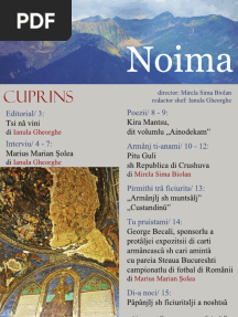 Fimirida Noima / Revista Noima Nr. 1