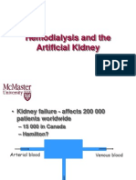 Hemodialysis and The Artificial Kidney