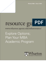 Resource Guide:: Explore Options Plan Your MBA Academic Program