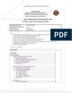 Standard Operating Procedures 3402: Headquarters International Security Assistance Force