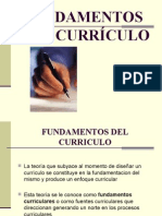 Fundamentos Del Curriculo