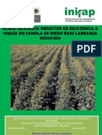 Acido Salicilico, Inductor de Resistencia A Sequia en Canola de Riego Bajo Labranza Reducida