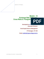 Triangular Arbitrage Calculation Using Bid Ask