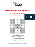 Free Print Ready Sudoku